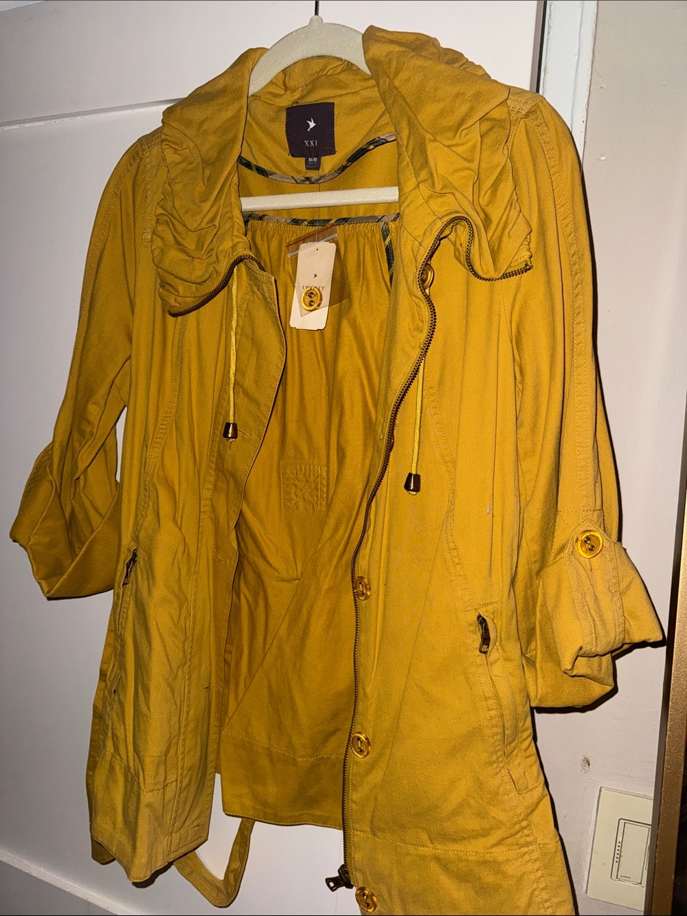 F21 YellowUtility Coat